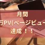 ブログ閲覧数、月間2万PVを突破しました！！