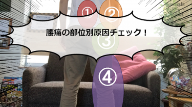 腰痛の部位から分かる原因